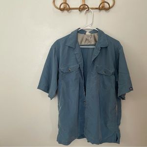 The North Face modal blend button down-M